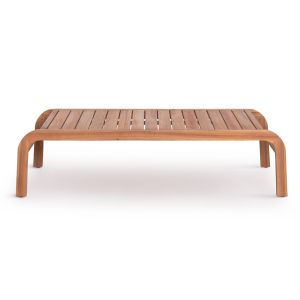Маса за кафе Oasis Biege Sm6227 тропическа акация масив дърво 132x70x33всм.