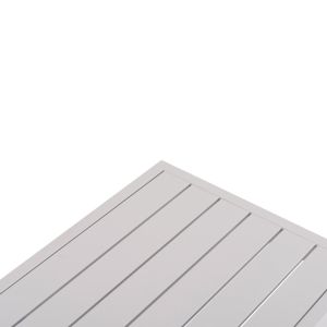 Sentry Hm6275.01 sun lounger table, white aluminum, 87x43.5x45cm.