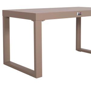Sentry Hm6275.04 aluminum chaise lounge table in cappuccino 87x43.5x45cm.