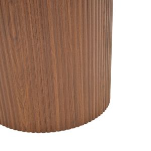 Carulo table MDF in walnut shade 120x76cm
