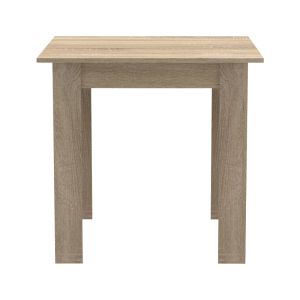 Table Manka I melamine in sonoma color 80x80x77cm