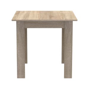 Table Manka I melamine in sonoma color 80x80x77cm