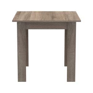 Table Manka I melamine in sonoma truffle color 80x80x77cm