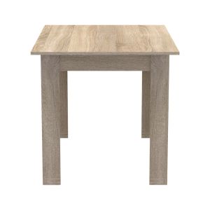Table semolina melamine in sonoma color 110x80x77cm