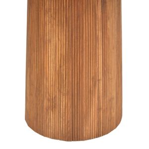 Table made of solid tropical acacia wood in a natural shade D150x75cm