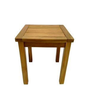 Noly teak table in natural shade 40x40x45cm