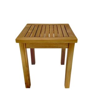 Noly teak table in natural shade 40x40x45cm