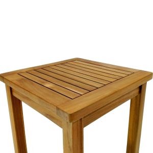 Noly teak table in natural shade 40x40x45cm