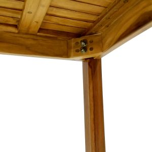 Noly teak table in natural shade 40x40x45cm