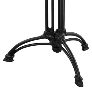 Table with 3 legs, iron base with marble, round 60x73cm Hm5609