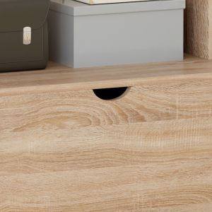 Мебели за анти Kaylor Hm2474,01 с кукички и място за съхранение-мдф в сонама 65x34x180hcm