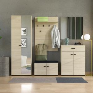 Hallway furniture Rathlin Kom light port oak color 77x35x41cm