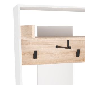 Sciove hallway furniture in white-natural shade 70x40x200cm