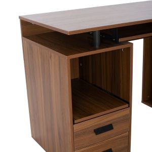 Меламинов офис бюро Status, орех 120x55x76cm HM2026,03
