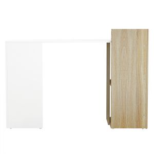 Меламинов офис, Sonama бял 112x55x85ycm Hm8994,02