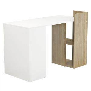 Меламинов офис, Sonama бял 112x55x85ycm Hm8994,02