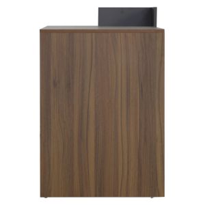 Меламинов офис, орехов сив 112x55x85y см Hm8994.01