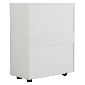 Меламинов скрин с 5 чекмеджета бял Hm8995,03