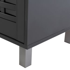 Меламинов шкаф за обувки Kailenaтъмно сив Hm2230,10 77x40x121,5