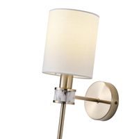 Метал аплик 1xe14 μαχ 15w 190x120x370mm мраморен модел Arte Illumina Timeless