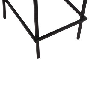 Метален бар стол Olympias Metallic Hm5528,01 черен 47x58x111cm