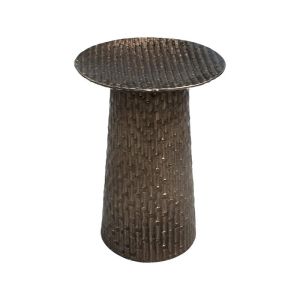 Metal decorative candlestick Fl800 silver color 13x20cm