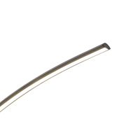 Метален лампион Led 45w 3150lm 3000k 630x1950mm черна Arte Illumina Media Luna