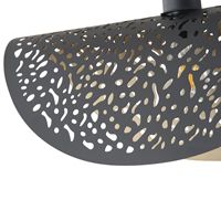 Metal chandelier 1xe27 Max15w Φ450mm Max15w black-gold Arte Illumina Galilea