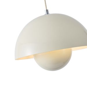 Metal chandelier 1χe27 Max15w Φ300mm ivory Arte Illumina Jarden