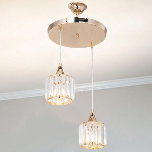 Metal chandelier E27 D30x70cm