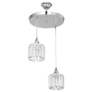 Metal chandelier E27 D30x70cm