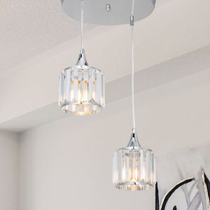 Metal chandelier E27 D30x70cm