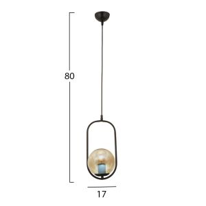 Metal chandelier Hm7386,01 17x105