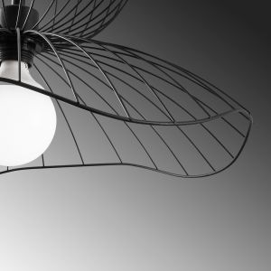 Metal chandelier black color E27 Hm7232 50x50x121cm