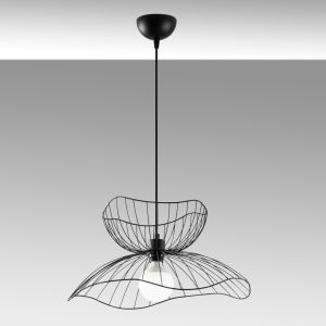 Metal chandelier black color E27 Hm7232 50x50x121cm