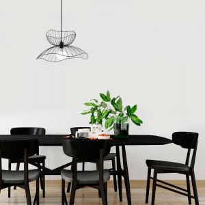 Metal chandelier black color E27 Hm7232 50x50x121cm