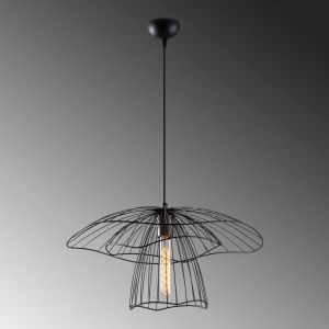 Metal chandelier black color Hm7231 E27 D50x123cm