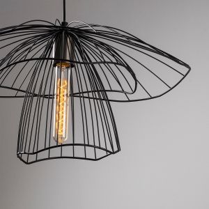 Metal chandelier black color Hm7231 E27 D50x123cm
