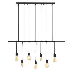 Metal chandelier black color Hm7266 120χ10χ180cm