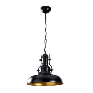 Metal chandelier black color Hm7268 32χ32χ78cm