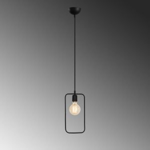 Metal chandelier black Hm7258 15χ6χ123cm