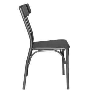 Metal chair Carbon 499-h/b 38x48x86cm