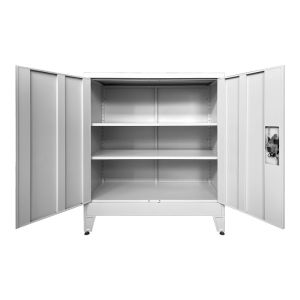 Metal cabinet Armon in light gray color 90x45x100cm