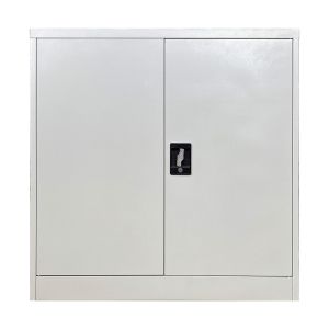Metal cabinet Armon in light gray color 90x45x90cm
