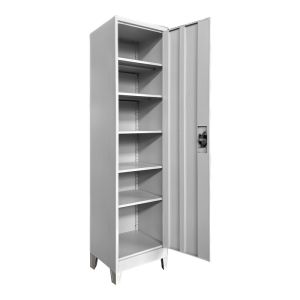 Metal cabinet Koya in light gray color 50x45x190cm