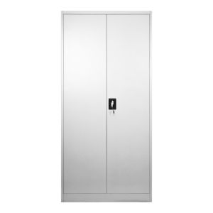 Metal cabinet Ugren in light gray color 90x40x180cm