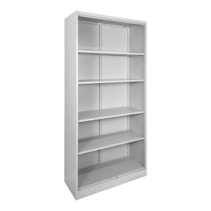 Metal cabinet Ugren in light gray color 90x40x180cm
