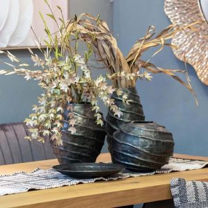 Метална ваза Spirals антик 17x33cm