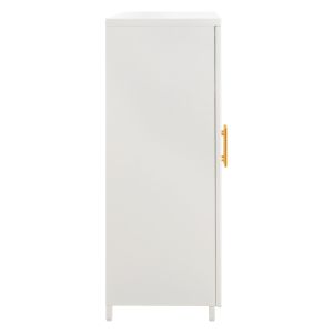 Metal showcase in white color Caril Hm9571,02 80x40x102cm