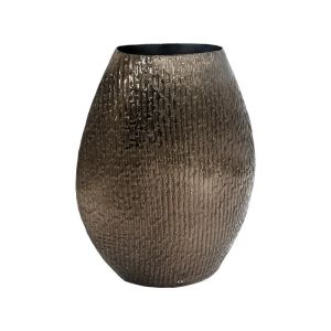 Metal decorative vase Fl1780 silver color 26x11x32cm